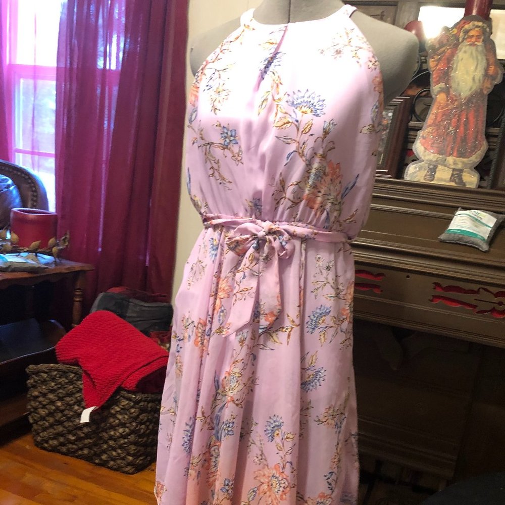 Lilt Purple Floral Juniors dress; Size 14